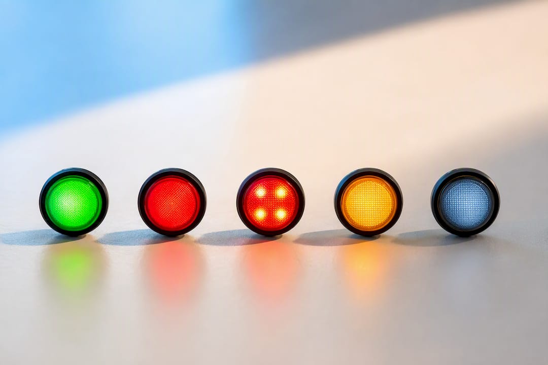 BLF status colours shown as markers